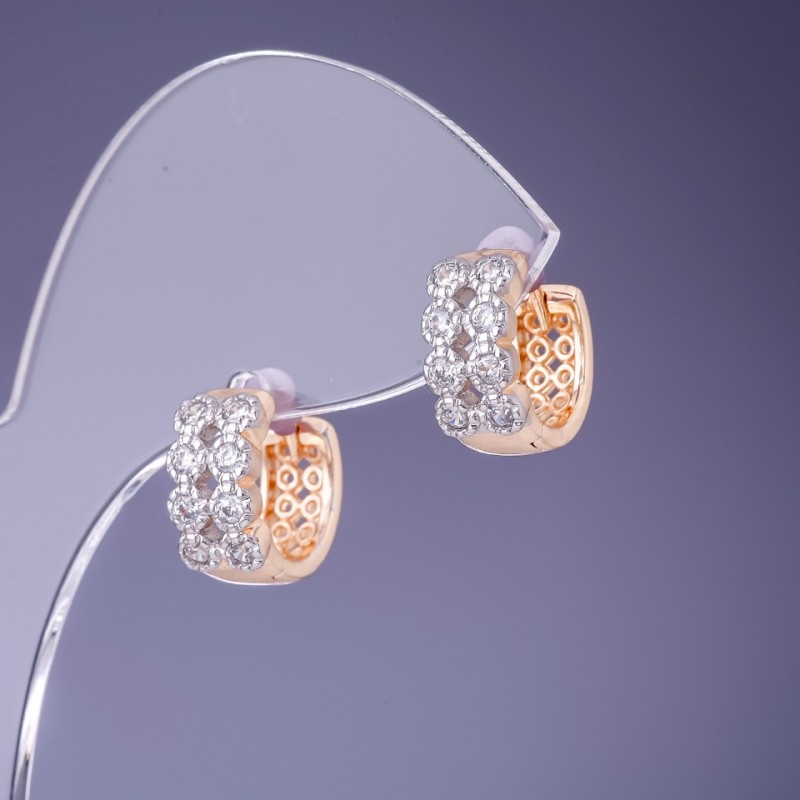 Xuping Earrings 6x12mm "18K Gold Plated"