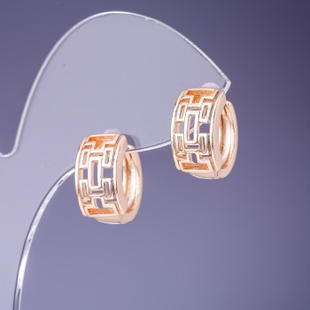 Xuping Earrings 14x8mm "18K Gold Plated"