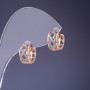 Xuping Infinity Earrings 12x6mm "18K Gold Plated"