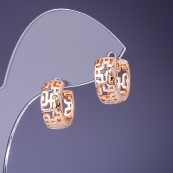 Xuping Earrings 15x7mm "18K Gold Plated"