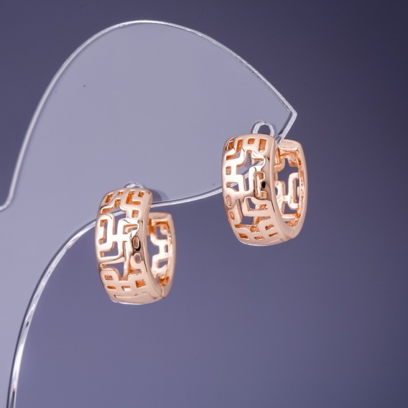 Xuping Earrings 15x7mm "18K Gold Plated"