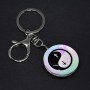 "Yin Yang Cross" Keychain, 10cm Length