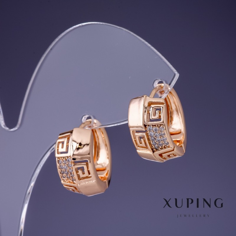 Xuping Earrings 16x9mm "18K Gold Plated"