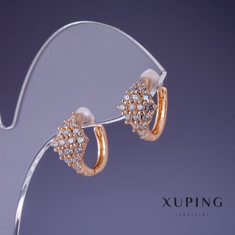 Xuping Earrings 13x10mm "18K Gold Plating"