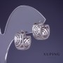 Xuping Earrings 14x8mm Rhodium