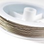 Silver-Tone Metal Wire, 50m Spool (+/-), Diameter 0.3mm