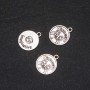 Findings Pendant Zodiac Cancer, diameter 17mm, package 20g +/- 15pcs
