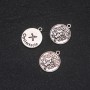 Findings Pendant Zodiac Sagittarius, diameter 17mm, package 20g +/- 10pcs