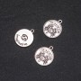 Findings Pendant Zodiac Cancer, diameter 17mm, package 20g +/- 11pcs