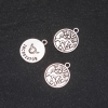 Zodiac Taurus Pendant Finding, 17mm Diameter, 20g Pack +/- 14pcs