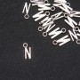 Jewelry Findings Pendant Letter "N" 17x7mm, Pack of 20g (+/- 25pcs)