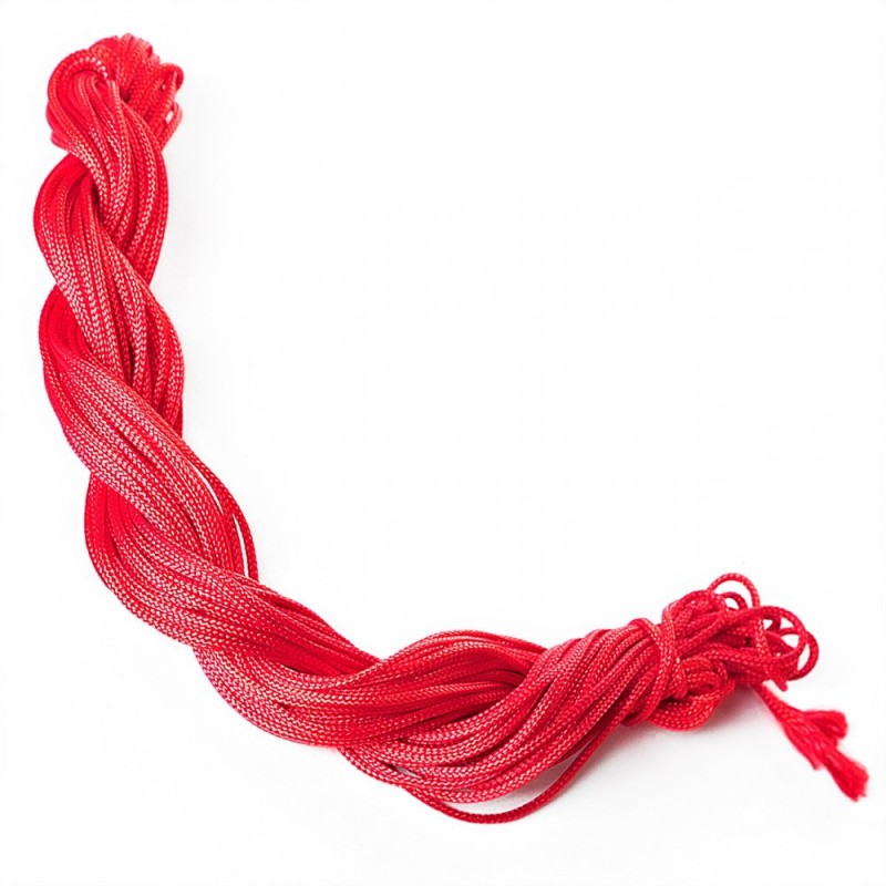 Shamballa Cord (Thread), Red, 13 Meters, 1.9mm Diameter