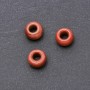 Pandora-Style Bead Natural Stone Aventurine "Golden Sand" 14x9mm, hole diameter 4.5mm