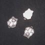Piglet Pendant Finding 16x20mm, 20g Pack +/-9pcs