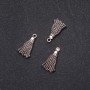 Paintbrush Pendant Finding 20mm, 20g Pack +/-13pcs
