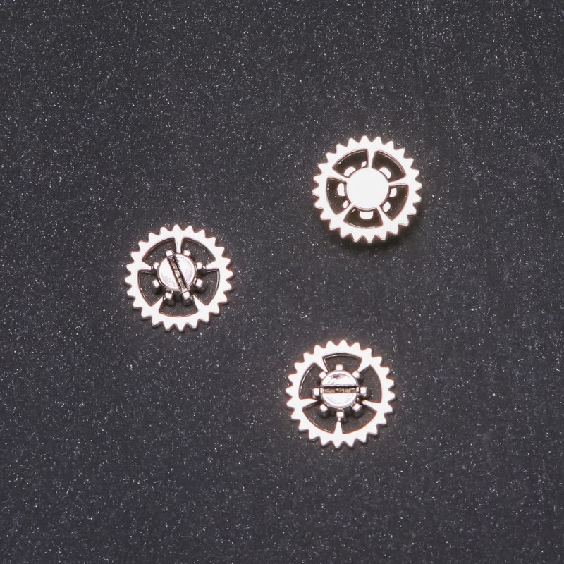 Gear Connector Pendant Finding 15mm, 20g Pack +/-16pcs