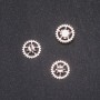 Gear Connector Pendant Finding 15mm, 20g Pack +/-16pcs