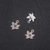 Flower Pendant Finding 13x16mm, 20g Pack +/-25pcs