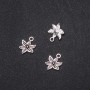 Flower Pendant Finding 13x16mm, 20g Pack +/-25pcs