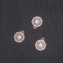 Findings Pendant Book of Changes Yin-Yang 12x15mm pack 20g +/-26pcs