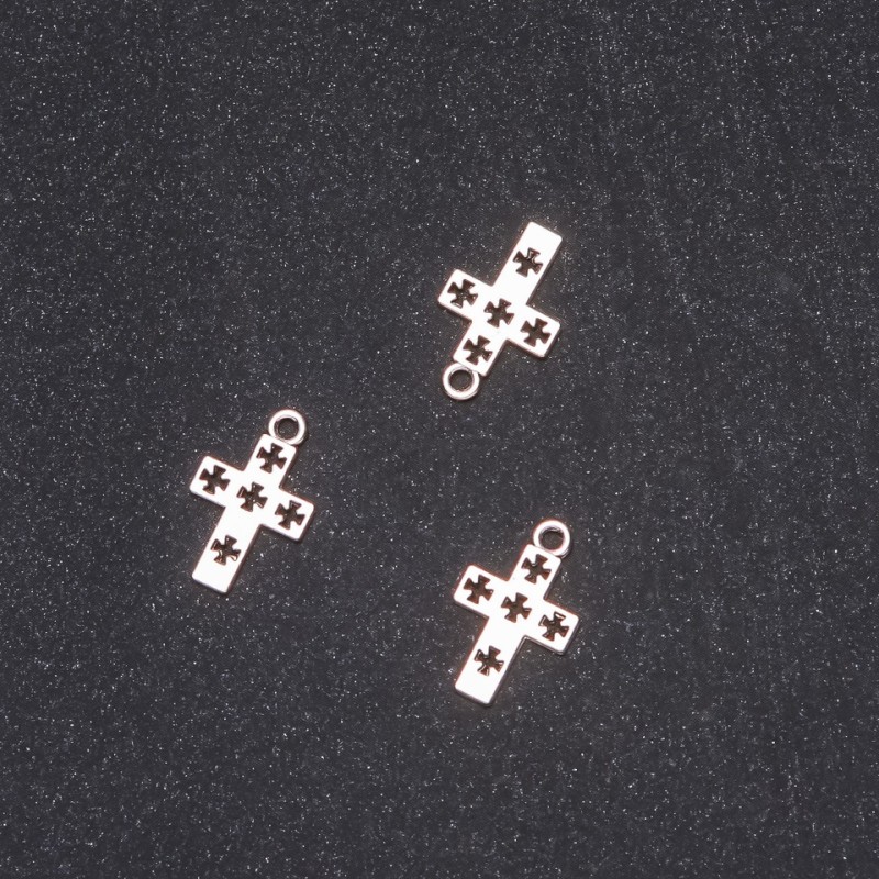 Findings Pendant Cross 17x10mm, 20g Pack +/-45pcs
