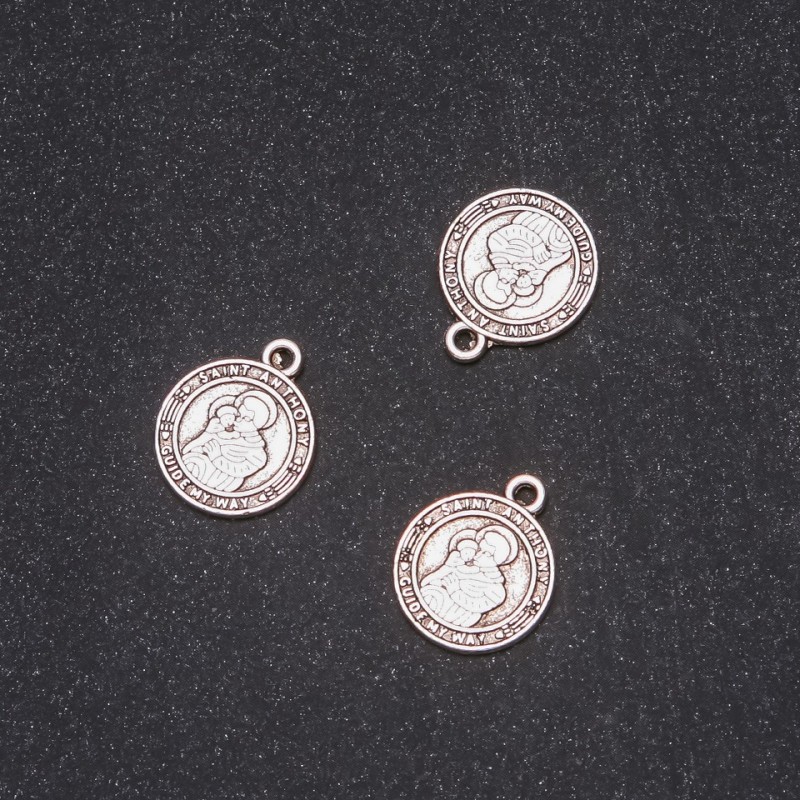 Findings Pendant St. Anthony 15x18mm, 20g Pack +/-12pcs