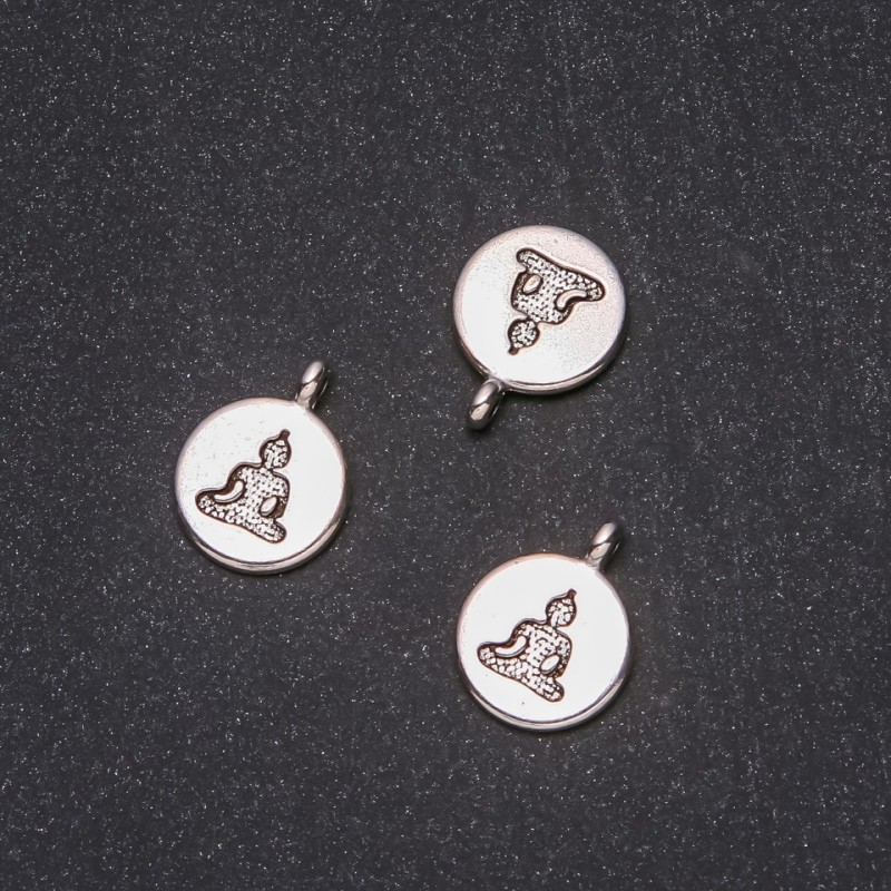 Findings Pendant Buddha 15x19mm, 20g Pack +/-11pcs
