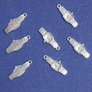 Findings Pendant Clock 23x9mm, 20g Pack +/-17pcs