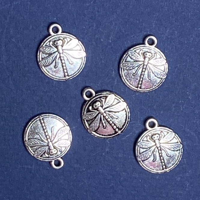 Findings Pendant Dragonfly 15x18mm, 20g Pack +/-8pcs