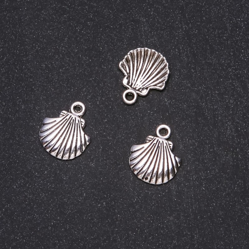 Findings Pendant Shell 18x15mm, 20g Pack +/-16pcs