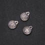 Jewelry Findings Pendant "St. Benedict" 14x17mm, Pack of 20g +/- 5pcs