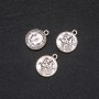 Findings Pendant Coin George V 19x16mm, 20g Pack +/-9pcs