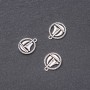 Findings Pendant Little Boat 15x18mm, 20g Pack +/-14pcs