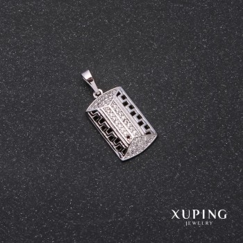 Xuping Pendant 25x19x12mm Rhodium