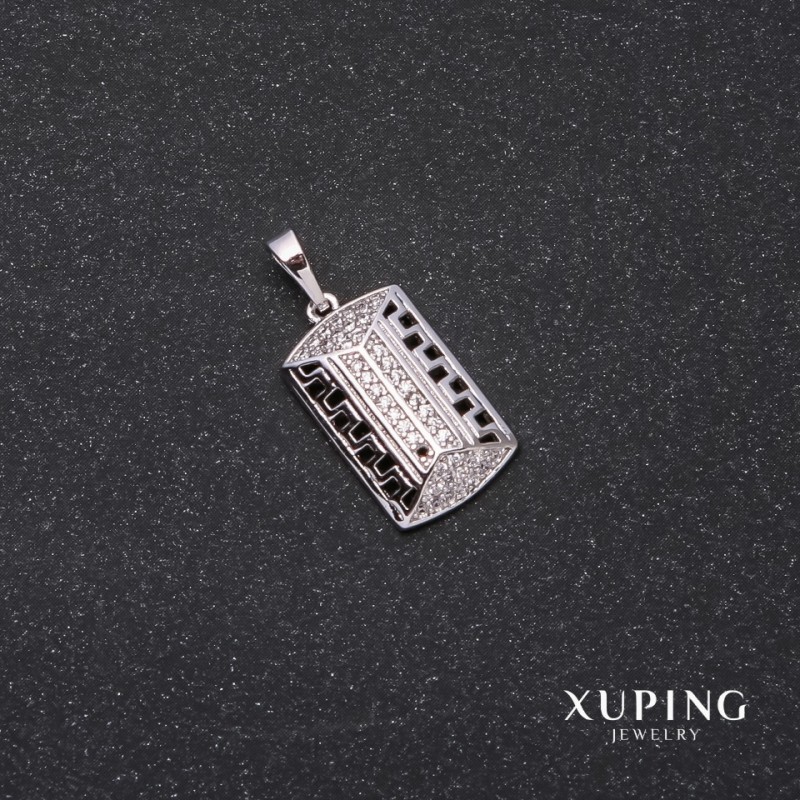 Xuping Pendant 25x19x12mm Rhodium