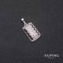 Xuping Pendant 25x19x12mm Rhodium