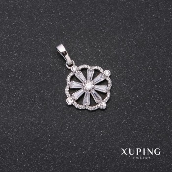 Xuping Pendant 28x22x19mm Rhodium