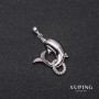 Xuping Dolphin Pendant 33x28x20mm Rhodium