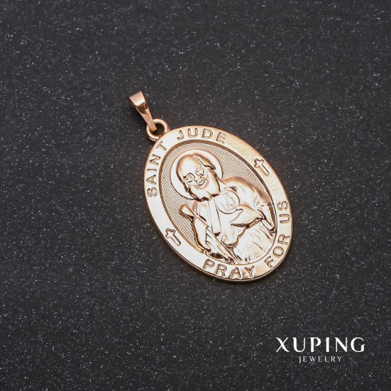 Xuping "Saint Jude" Pendant 20x28x35mm 18k Gold Plated