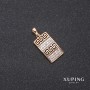 Xuping "Versace" Pattern Pendant 11x19x26mm 18K Gold Plated