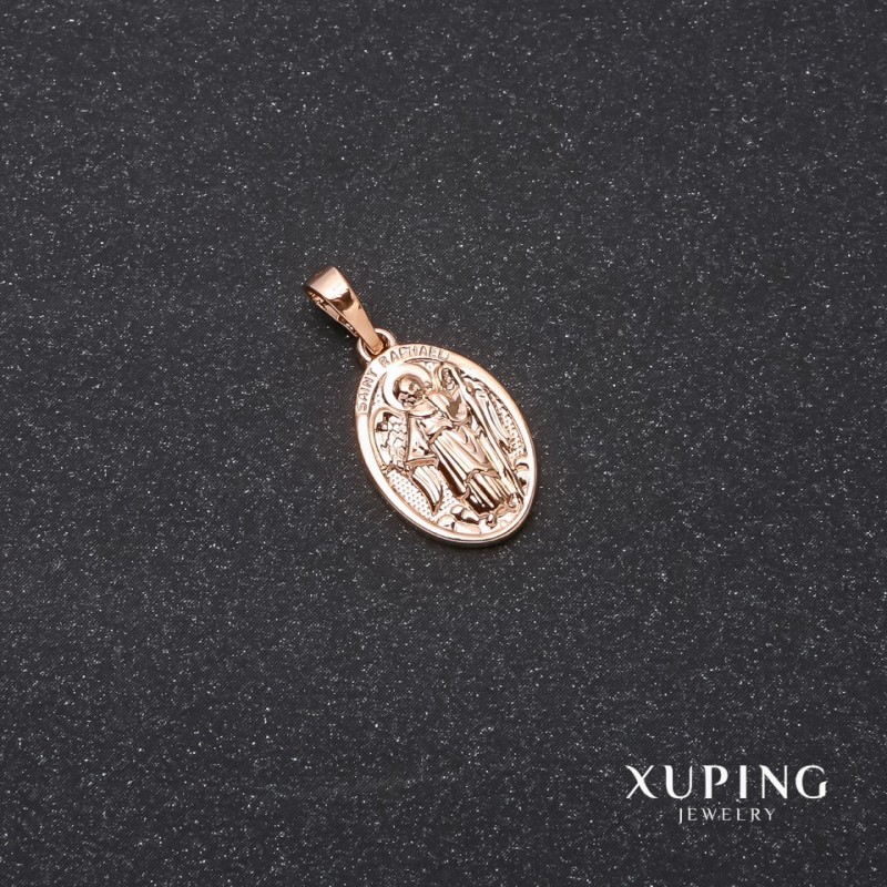 Xuping "Saint Rafael" Pendant 11x18x23mm 18K Gold Plated