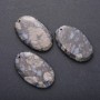 Natural Jasper Pendant, Oval 55x35mm