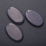 Natural Blue Aventurine "Cairo Night" Pendant, Oval 35x55mm