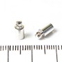 Findings End Cap for Cords, diameter 4mm pack of 38 (+-) pcs