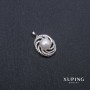 Xuping Pendant with "Majorca" Pearls 23x19x32mm, Rhodium 18k