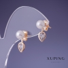 Xuping Earrings 16x7mm "18K Gold Plating"