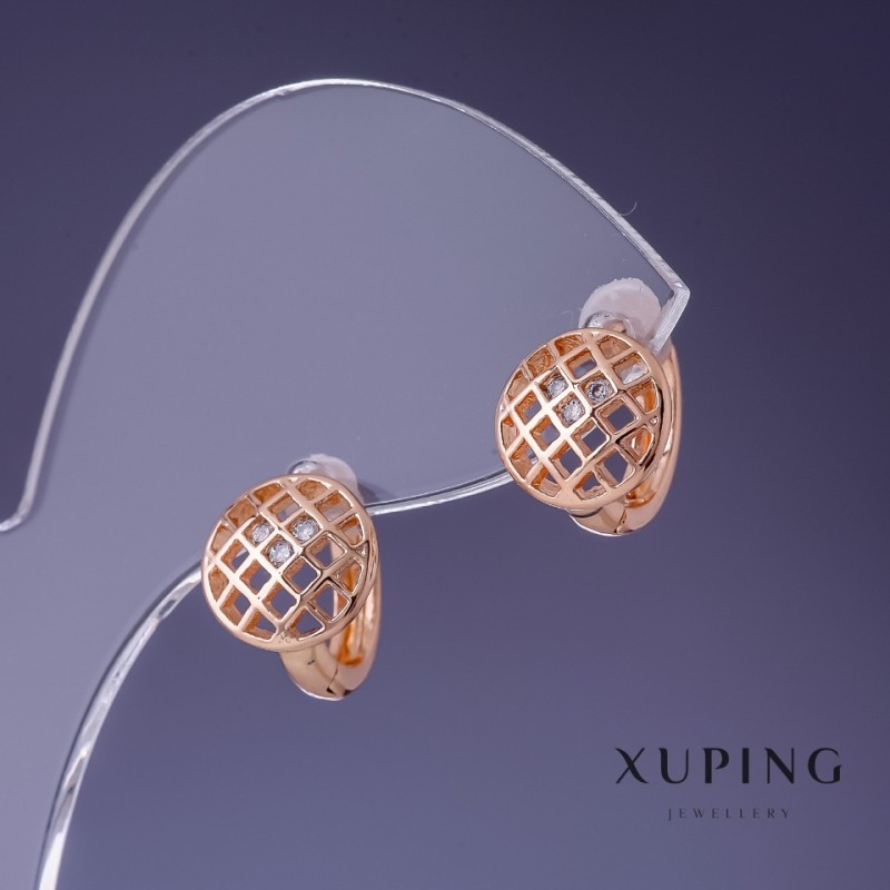 Xuping Earrings 10mm "18K Gold Plating"