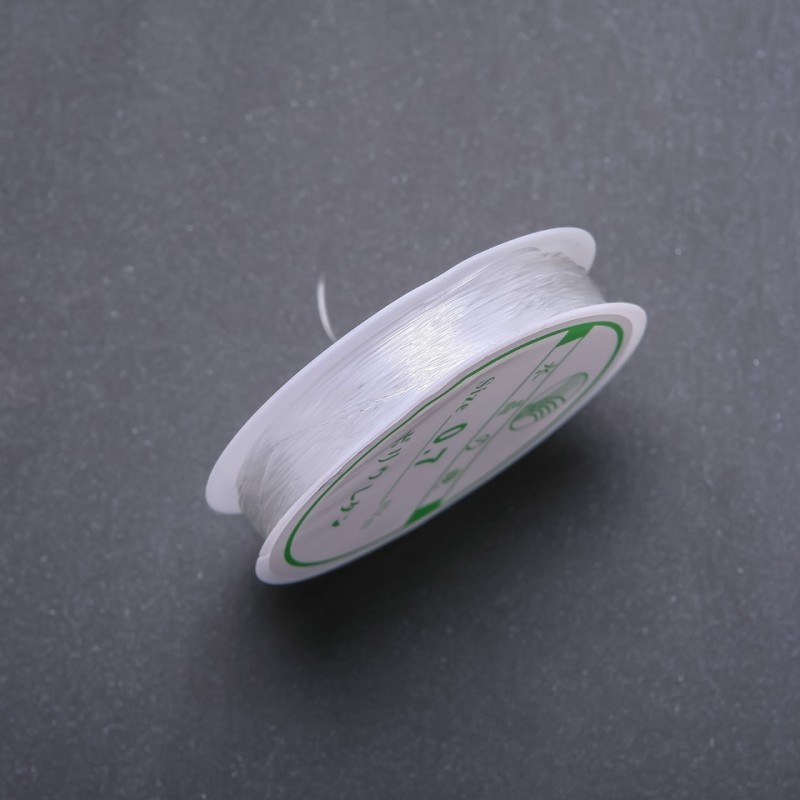 Silicone Beading Thread for Jewelry, diameter 0.7 mm spool