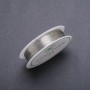 Silver-Tone Wire for Jewelry Making, Diameter 0.3mm, Spool, Length 14m