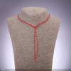 Red Braided Cord for Necklace, Diameter 1.9mm, Length 50cm